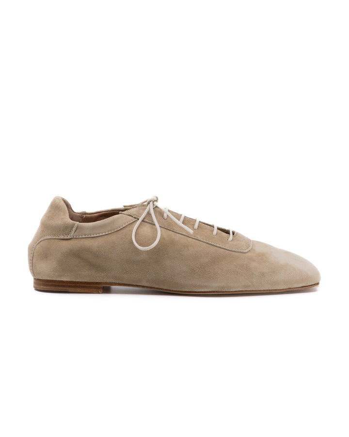 Antonia Beige Suede Oxford