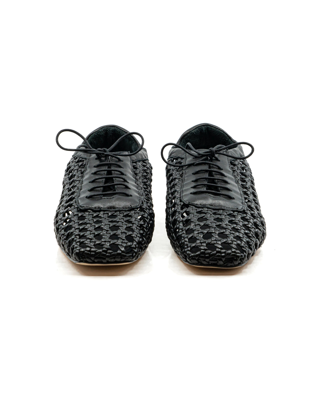 Antonia Black Leather Oxford