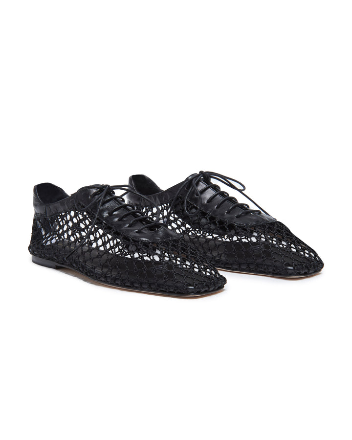 Antonia Black Mesh Oxford