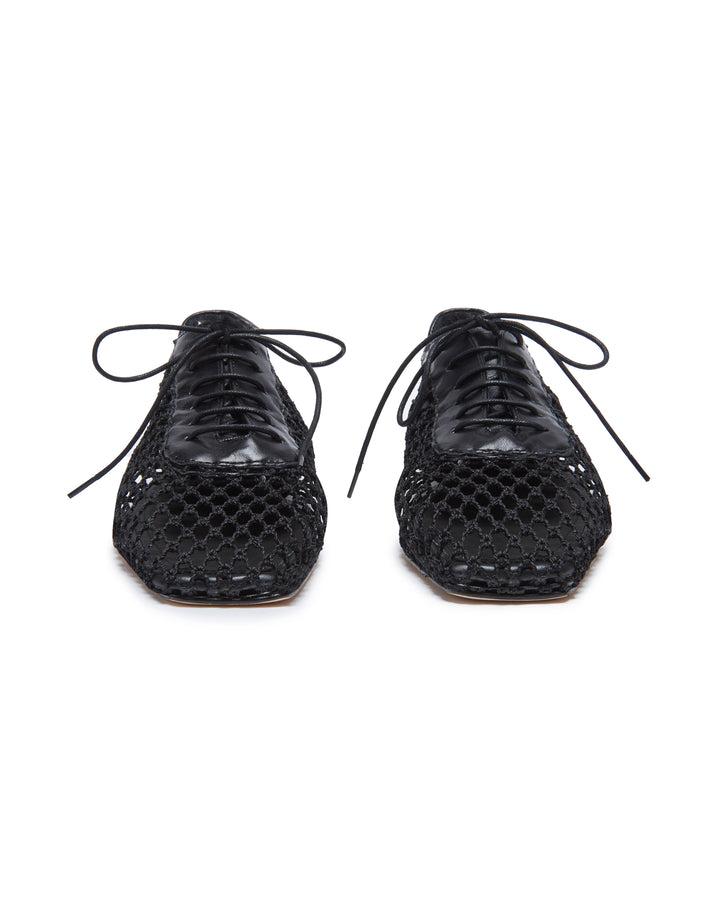 Antonia Black Mesh Oxford