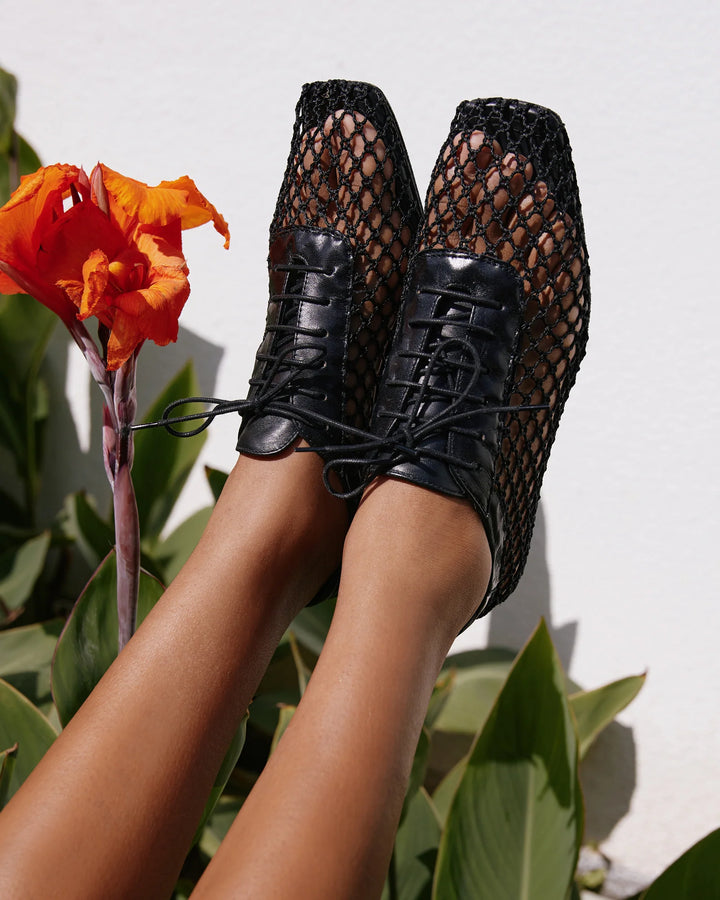 Antonia Black Mesh Oxford