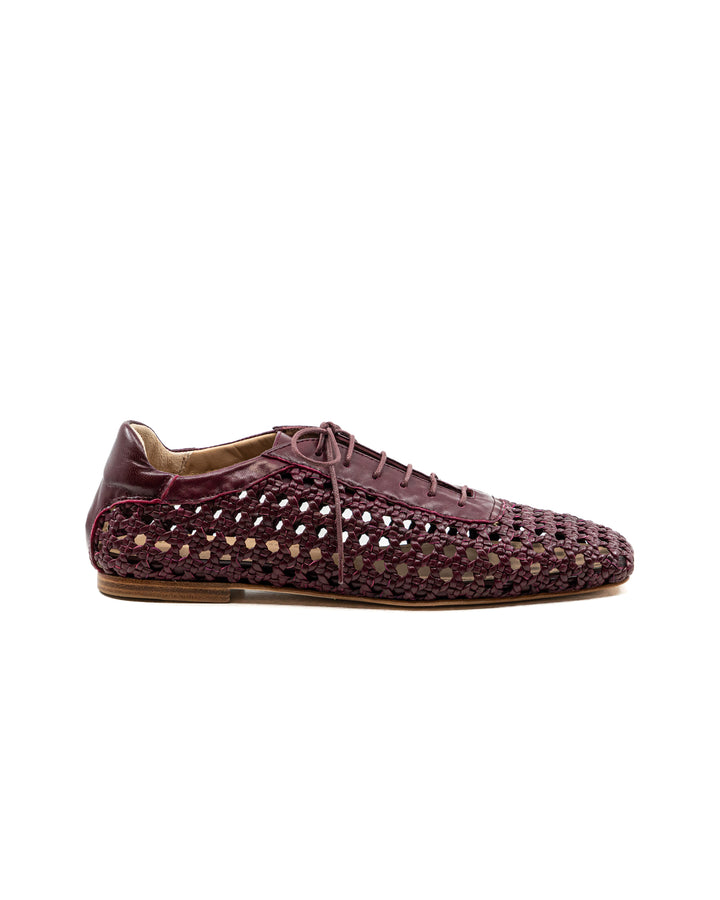 Antonia Burgundy Leather Oxford