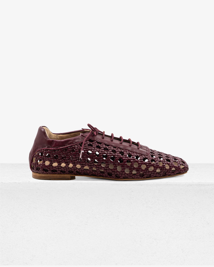 Antonia Burgundy Leather