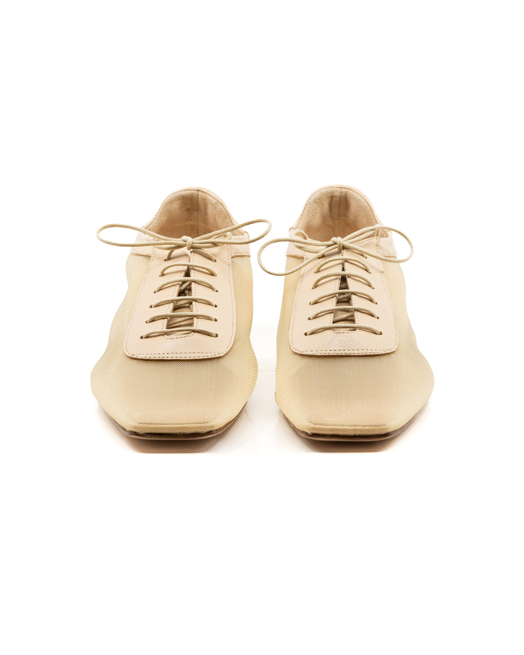 Antonia Clear Mesh Beige Oxford