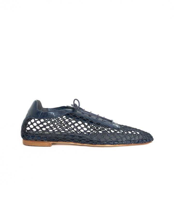Antonia Navy Mesh Oxford