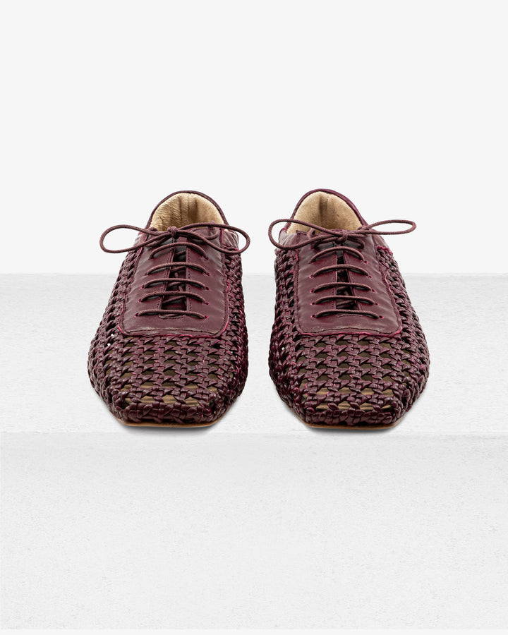 Antonia Burgundy Leather