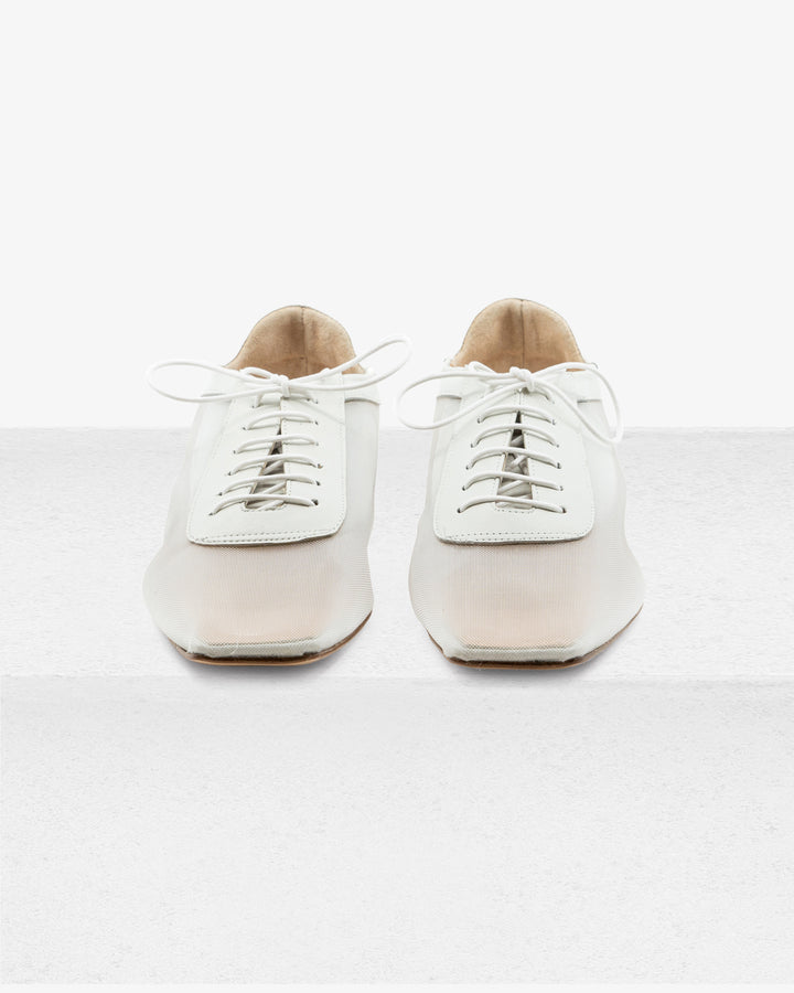 Antonia Clear Mesh White