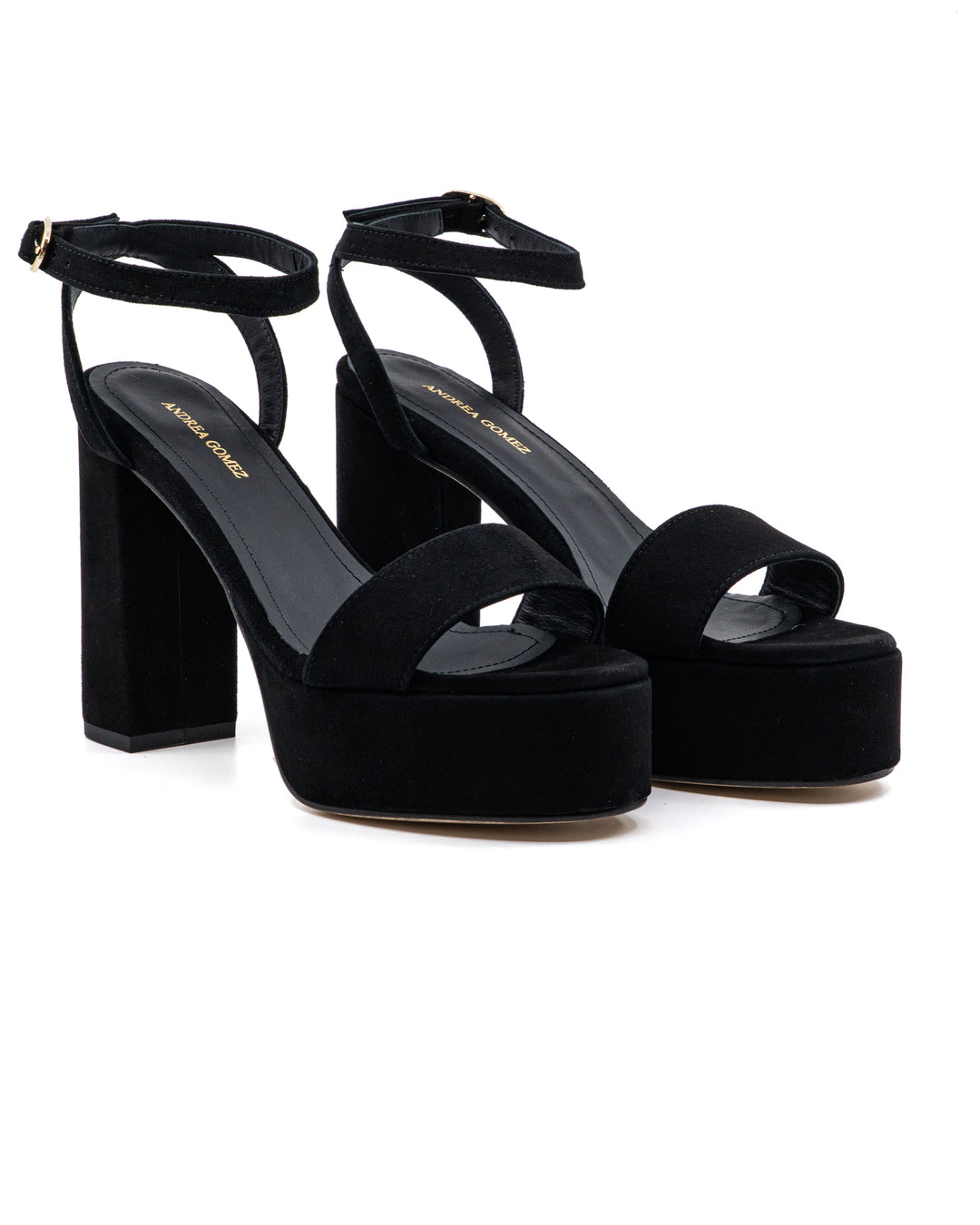 Becka Black Suede Platform