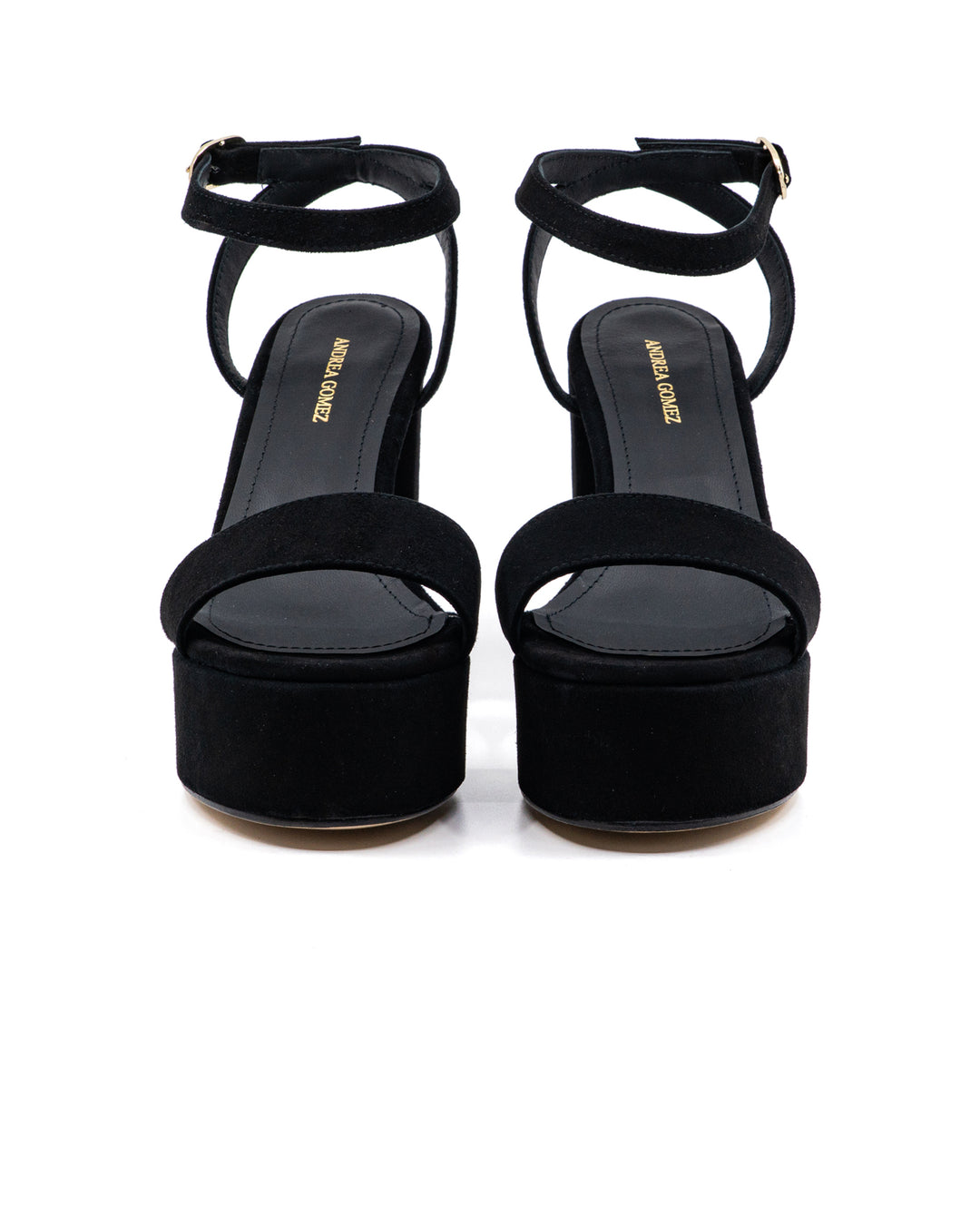 Becka Black Suede Platform