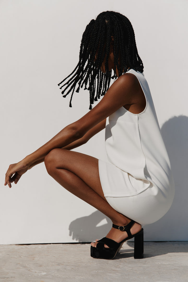 Bella Black Velvet Platform