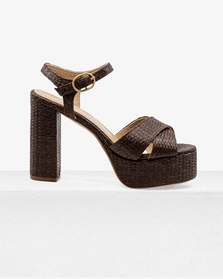 Bella Brown Raffia