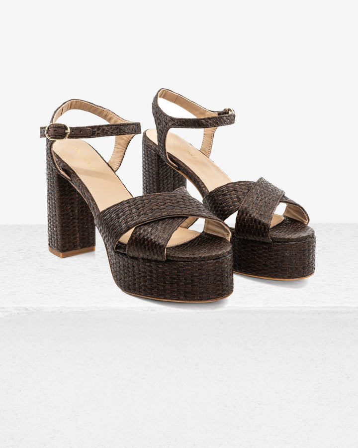 Bella Brown Raffia