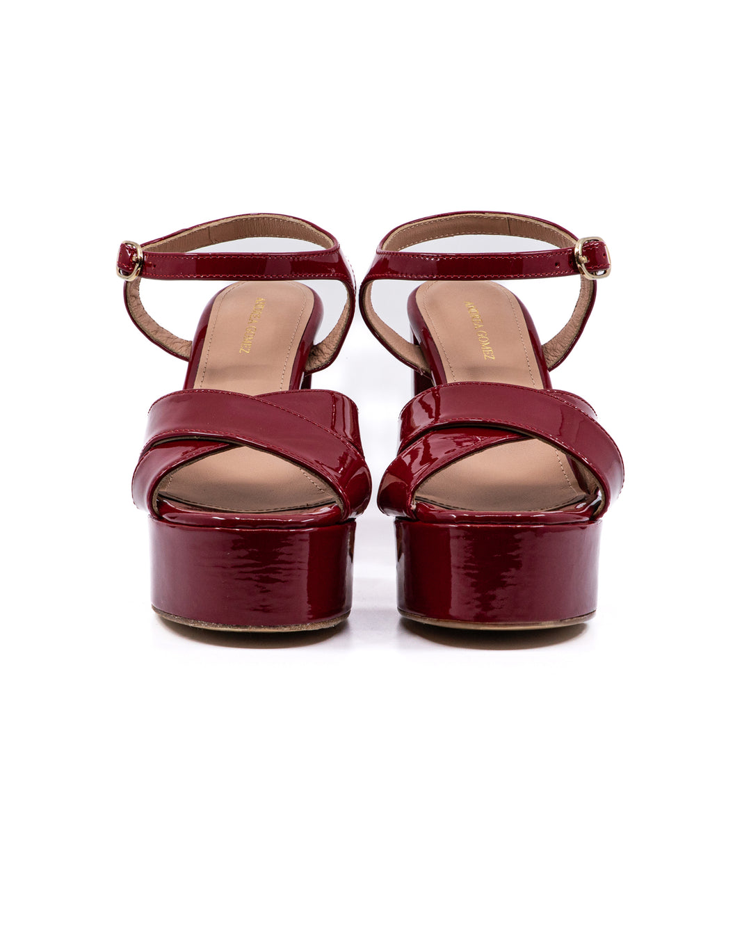 Bella Red Patent Platform