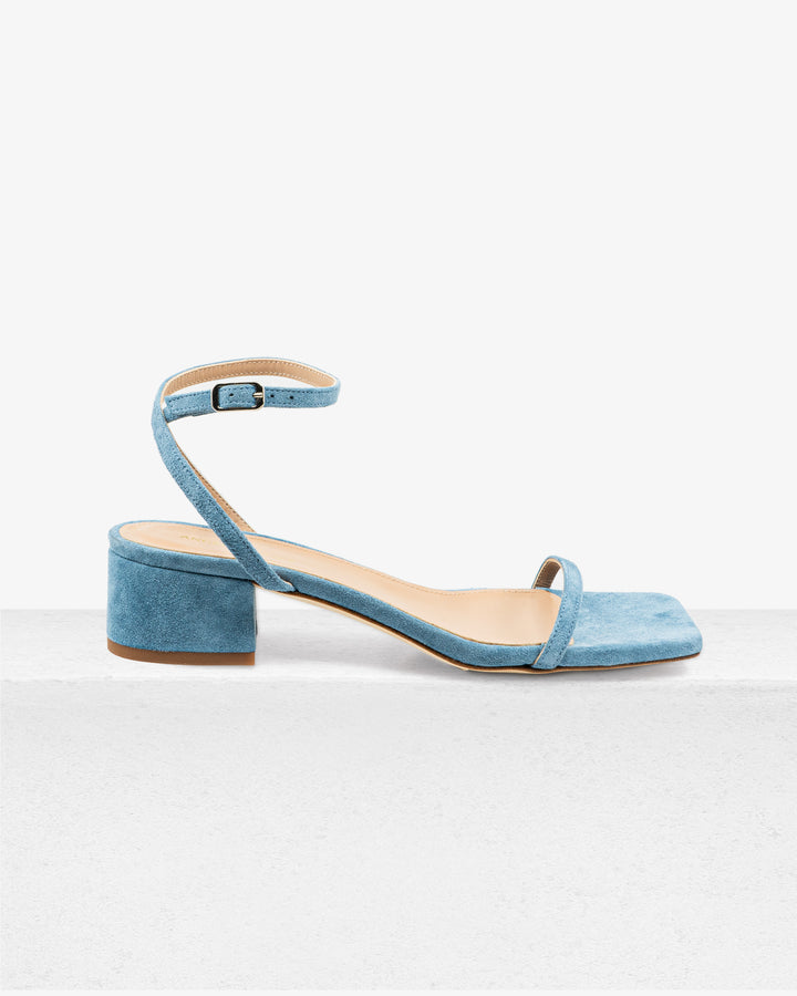 Brook Blue Suede Sandal