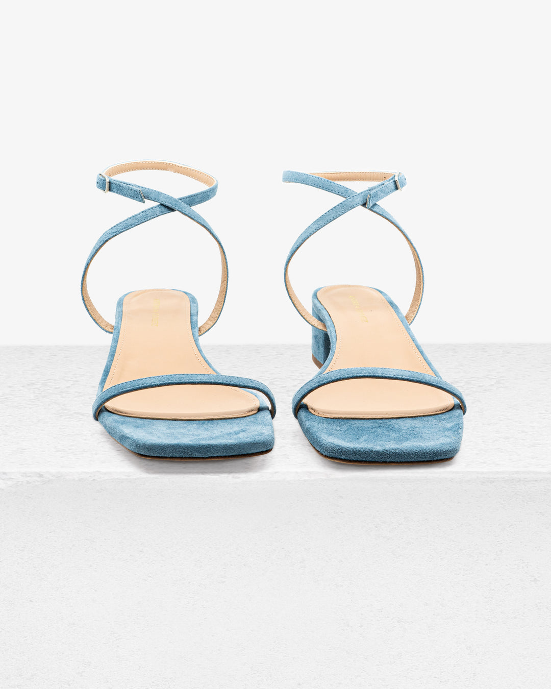 Brook Blue Suede Sandal