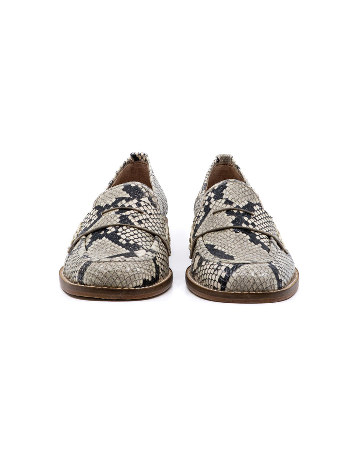 Camila Faux Python Leather Loafer