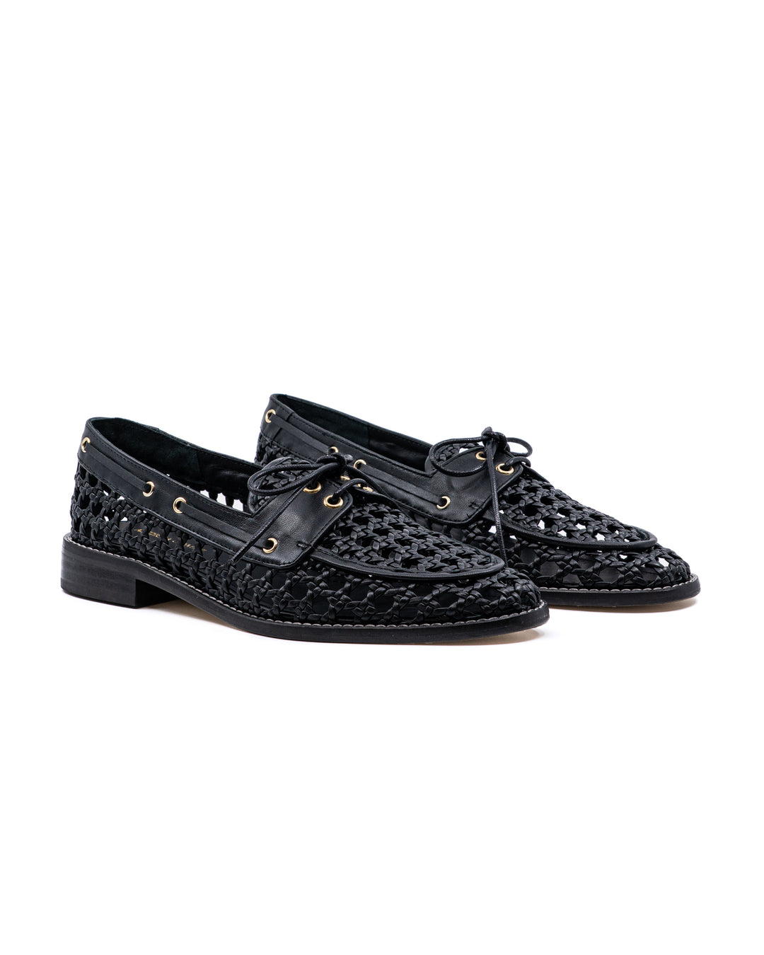 Carla Black Leather Loafer