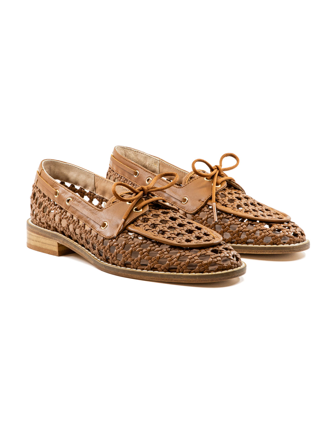 Carla Camel Leather Loafer