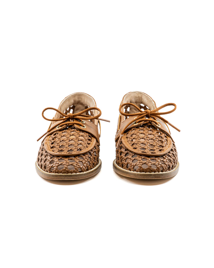 Carla Camel Leather Loafer