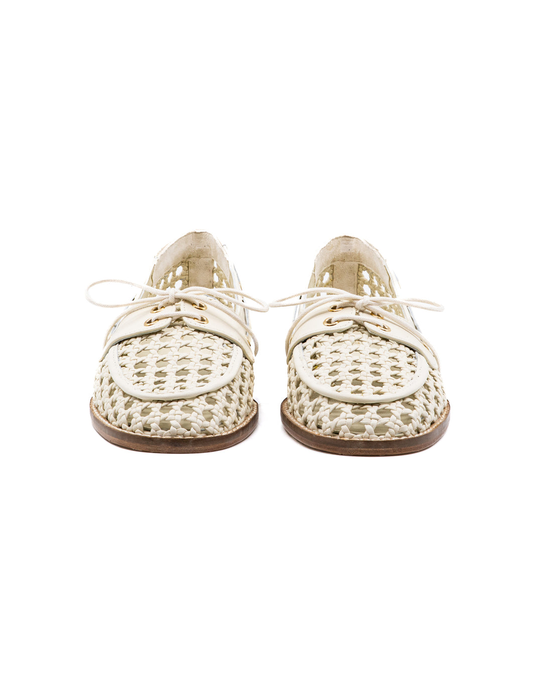 Carla White Leather Loafer