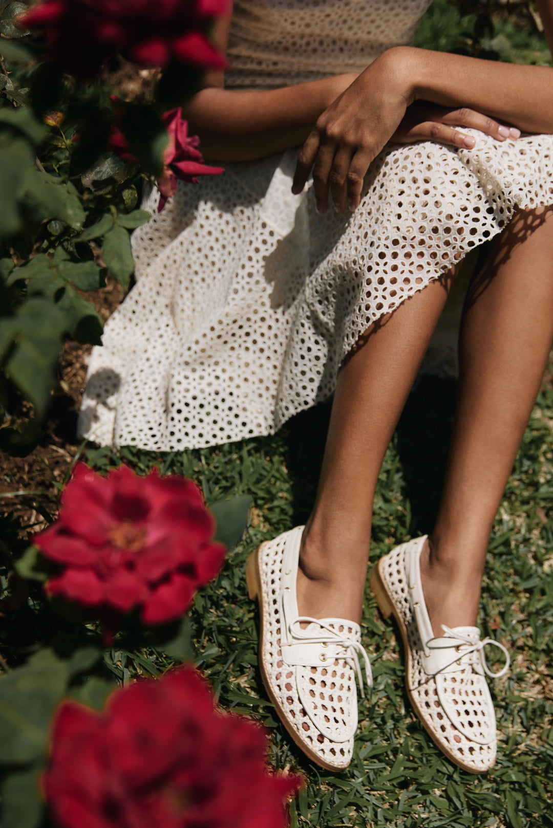 Carla White Leather Loafer
