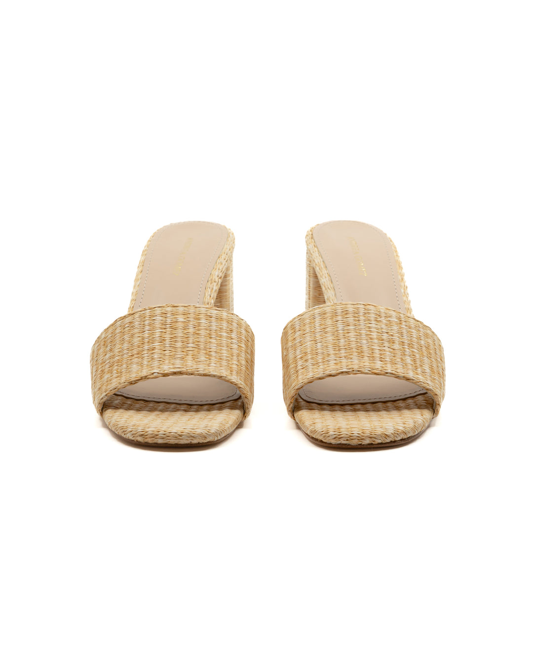 Claudia Natural Raffia Mule