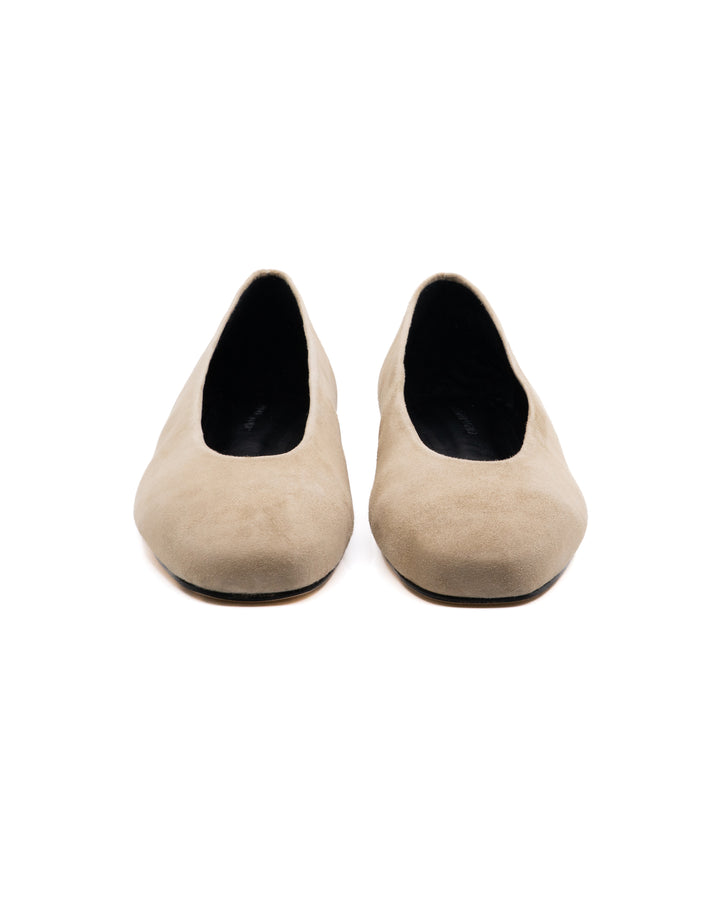 Dalia Camel Suede Ballerina