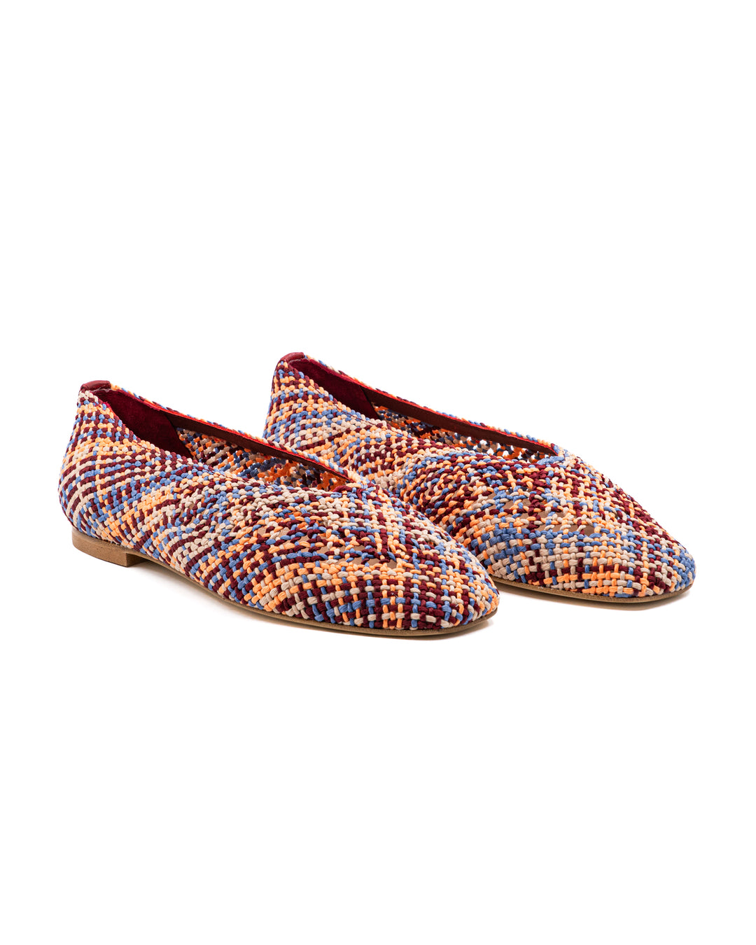 Dalia Woven Multi Fabric Ballerina