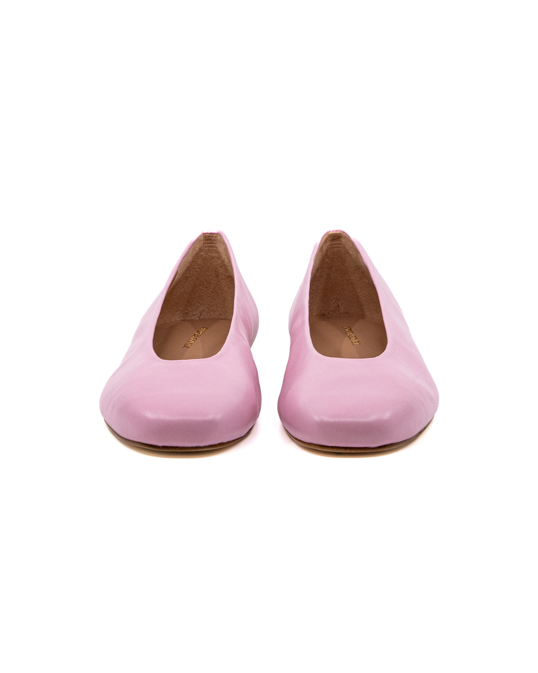 Dalia Pink Leather Ballerina