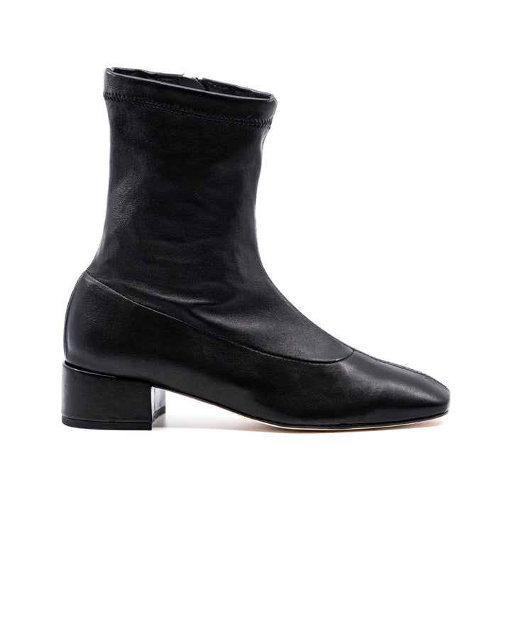 Daniela Black Leather Boot