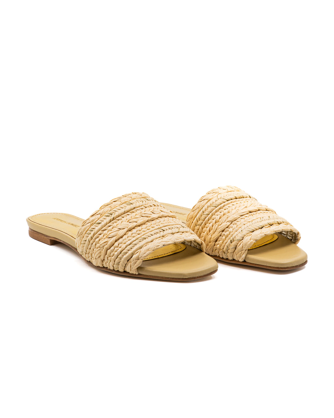 Denise Natural Raffia Slide