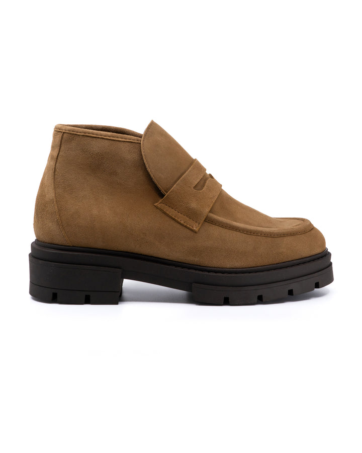 Elia Beige Suede Boot