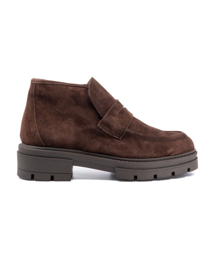 Elia Chocolate Suede Boot