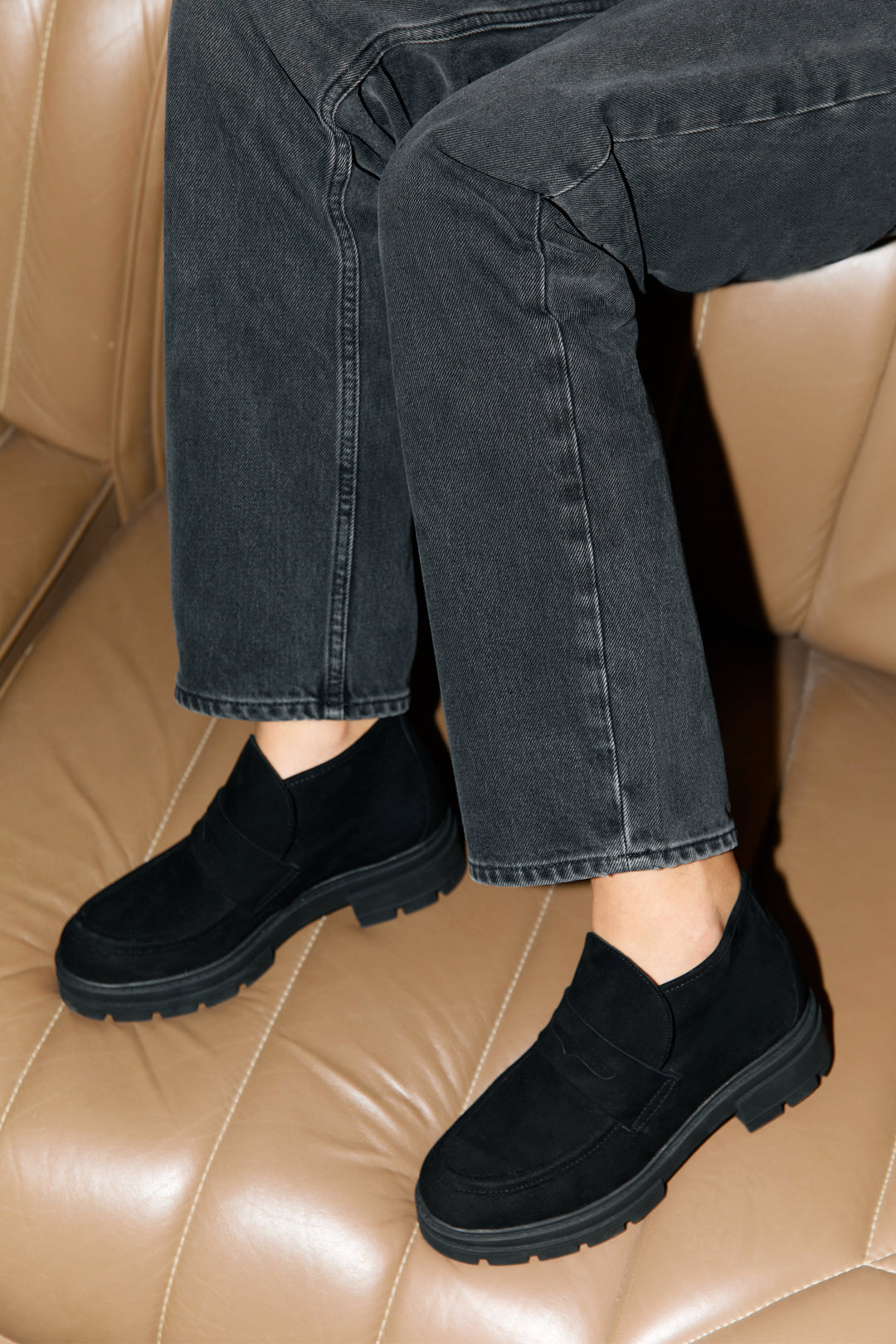 Elia Black Suede Boot