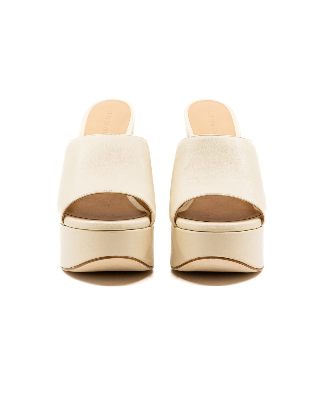 Fabiola Off White Leather Platform