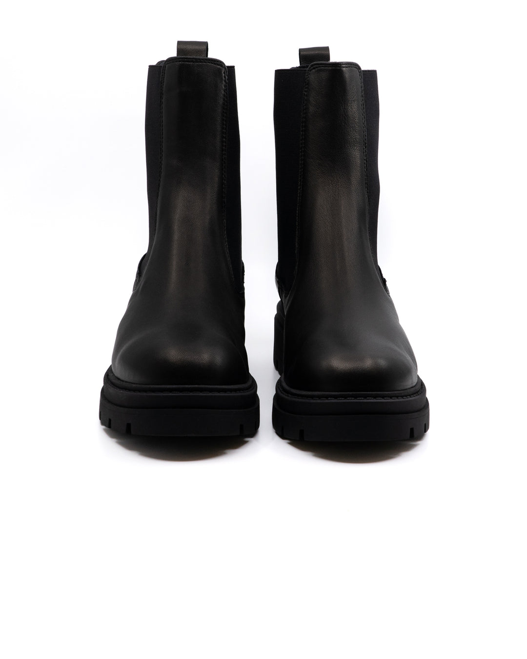 Gaia Black Leather Boot