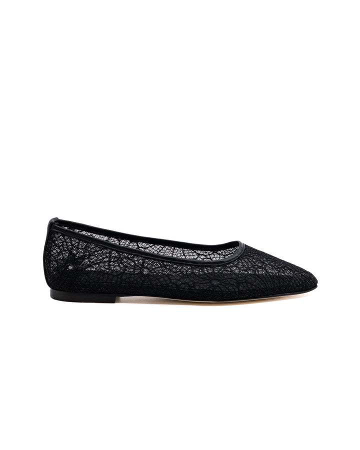 Gia Black Lace Ballerina