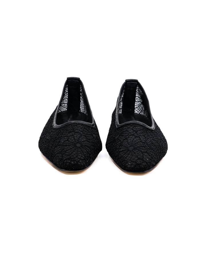 Gia Black Lace Ballerina