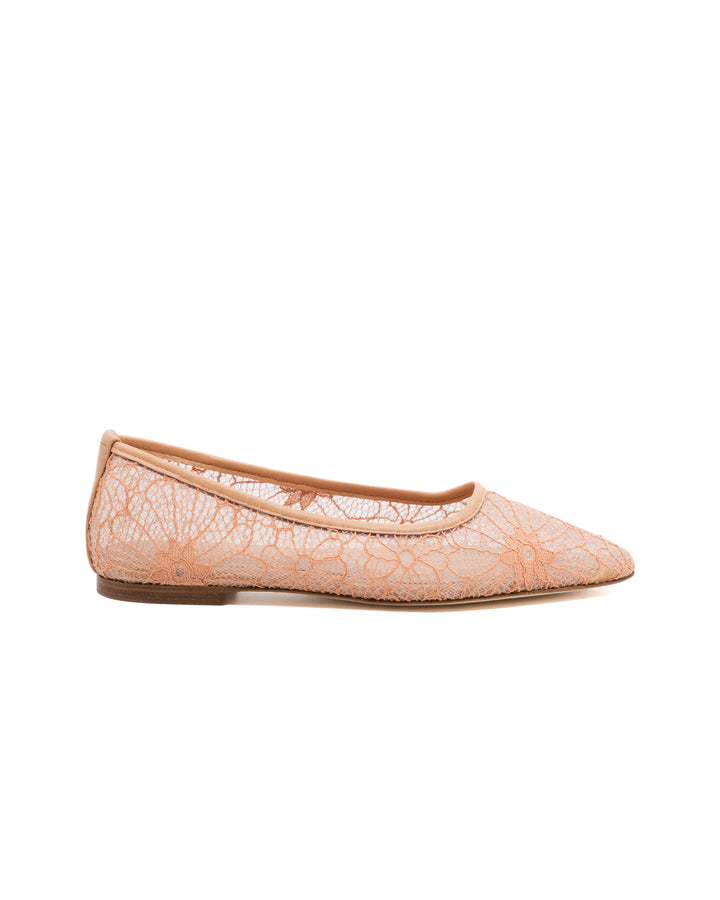 Gia Blush Lace Ballerina