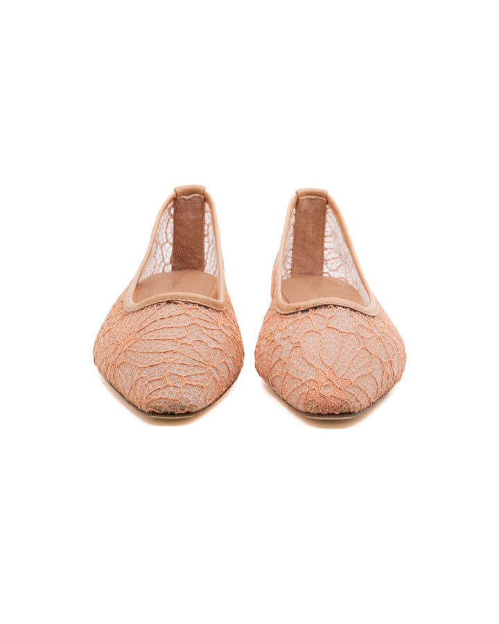 Gia Blush Lace Ballerina