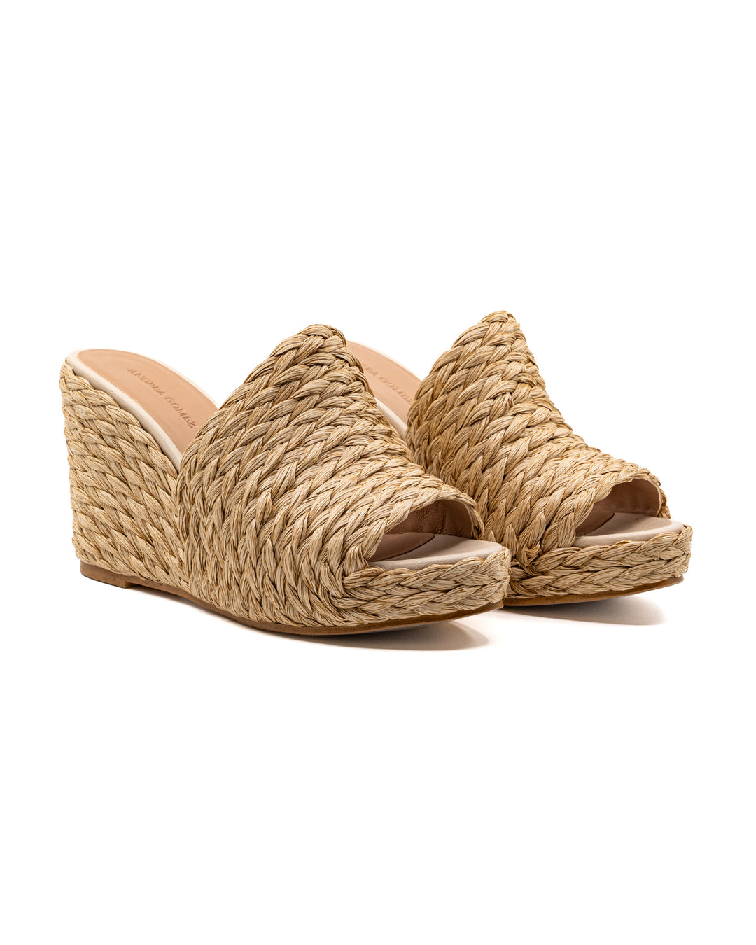 Gloria Natural Raffia Sandal
