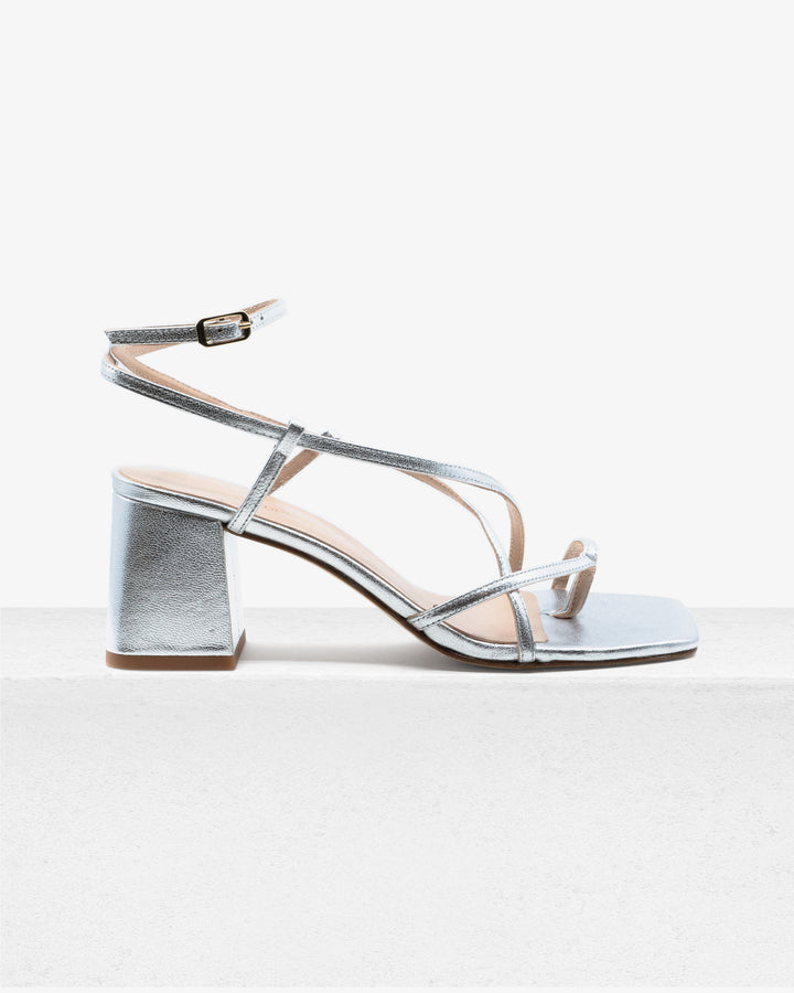 Ana Silver Sandal