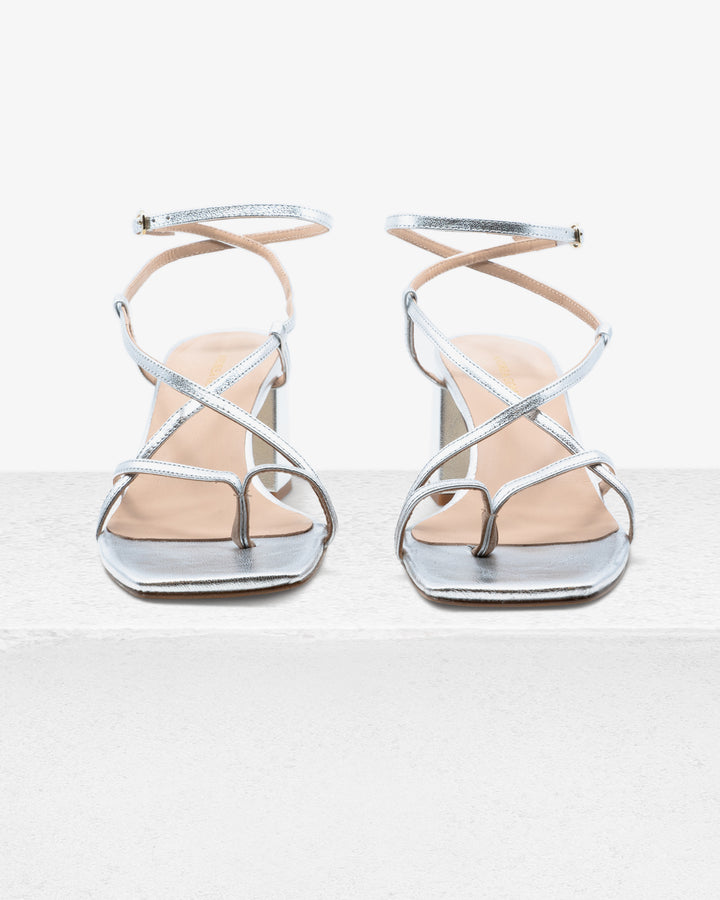 Ana Silver Sandal