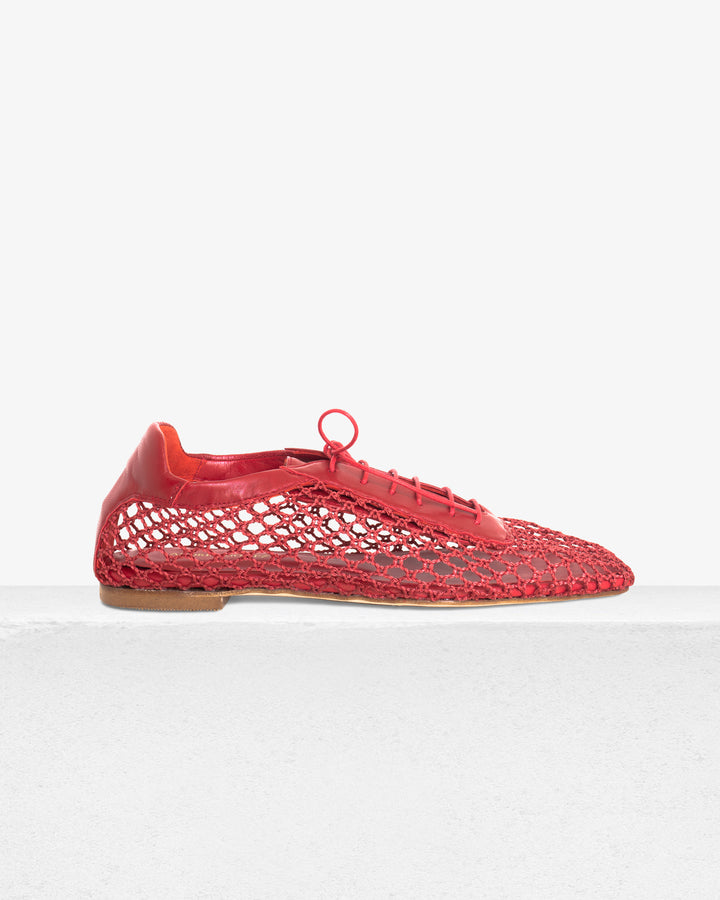 Antonia Red Mesh